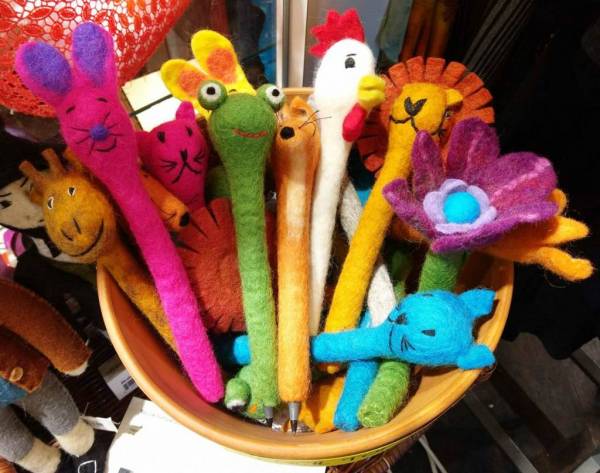 Felted Pen Covers